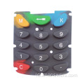 Kustom backlit menyala keypad silikon tombol karet pad